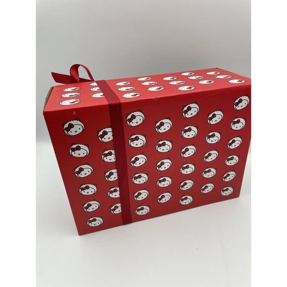 Hello Kitty Christmas Mug And Figurine Set 2024 Reindeer Bluesky Clayworks - New - Picture 9 of 11